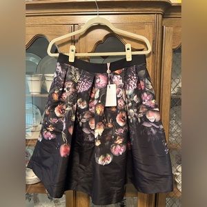 NWT Ted Baker London Shadow Flora Midi Skirt - US Size 10